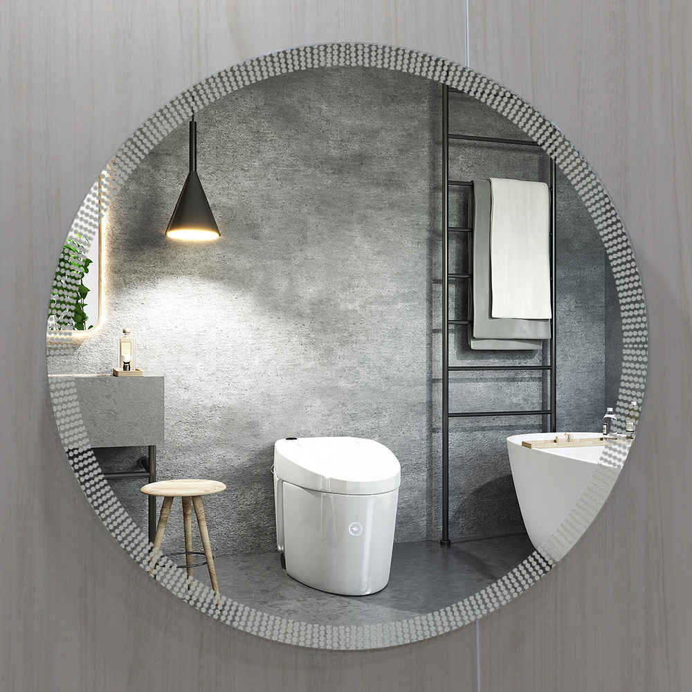 Custom Hotel Villa Bathroom Wall Mounted Mirror Touch Sensor Switch Round Hot Selling Products Custom Hotel Villa Bathroom Wall Mounted Mirror Touch Sensor Switch Round Hot Selling Products