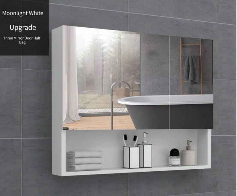 ODM LED Smart Mirror Customized Size Color Basin Bathroom Vanity Cabinet
