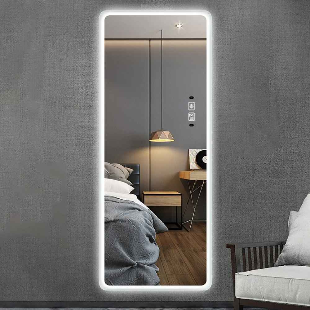 High Quality Full Length Mirror with LED Light Backlit Bathroom Mirrors Dressing Room Mirror